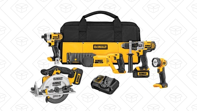 DEWALT 20V Premium 5-Tool Combo Kit | $399 | Amazon